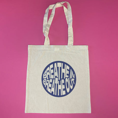 'BREATHE IN BREATHE OUT' TOTE BAG